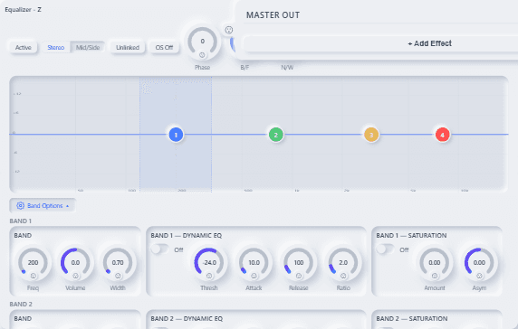 Precision EQ & Filtering screenshot
